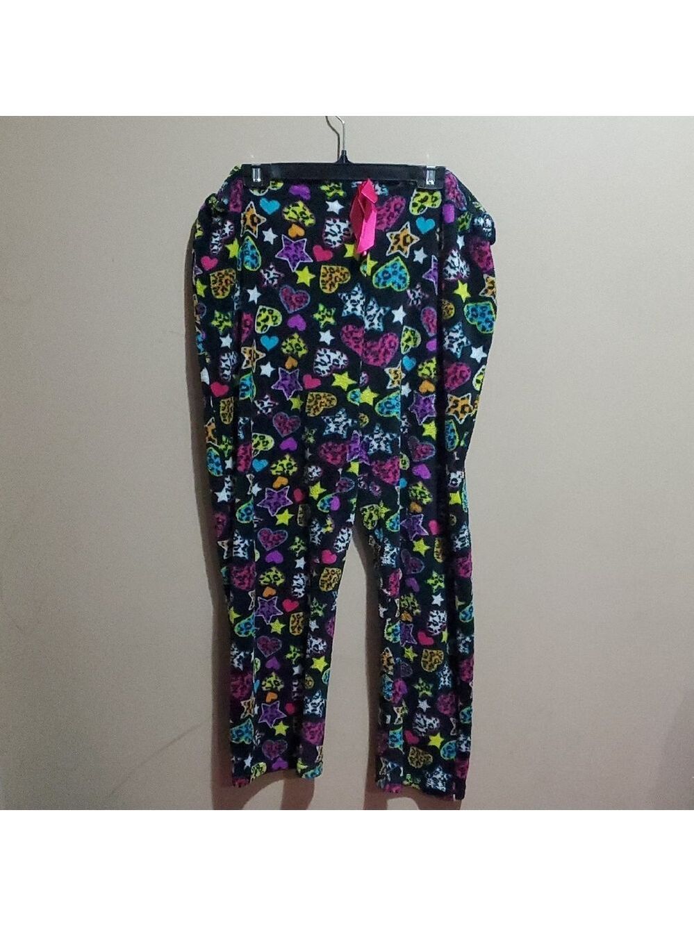 Bobbie Brooks Colorful Fuzzy Pajama Pants Size XL